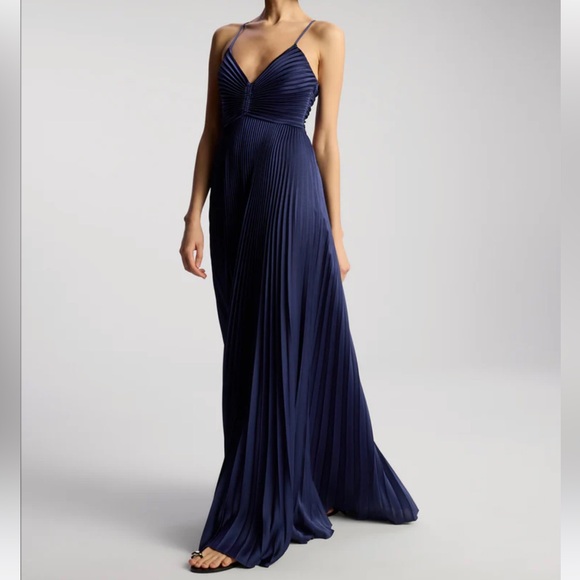 A.L.C. Dresses & Skirts - A.L.C. Revolve Aries Satin Pleated Dress NWTWD Size 0